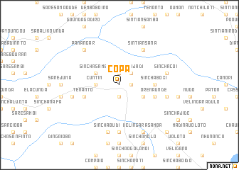 map of Copà