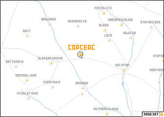 map of Copceac