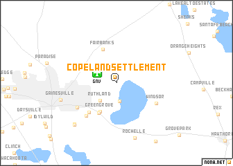 map of Copeland Settlement