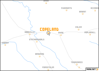 map of Copeland