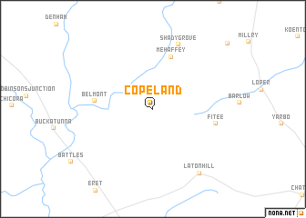 map of Copeland