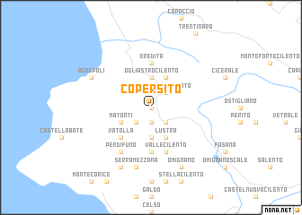 map of Copersito