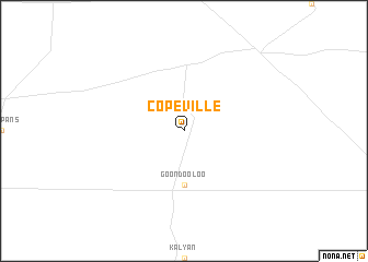 map of Copeville