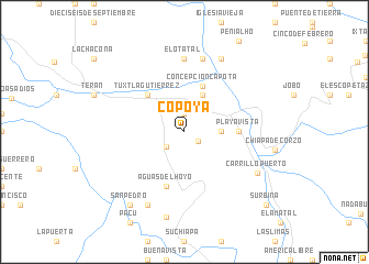 map of Copoya