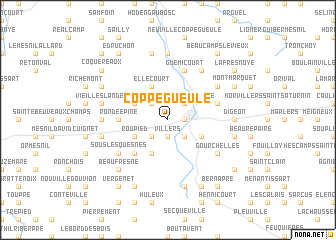 map of Coppegueule