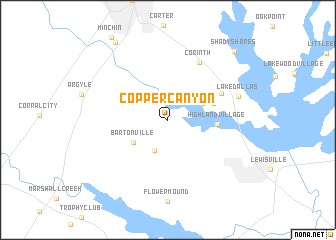 map of Copper Canyon
