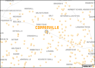 map of Copperville