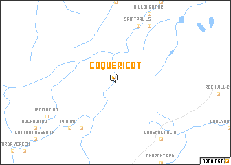 map of Coquericot