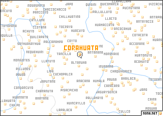 map of Corahuata