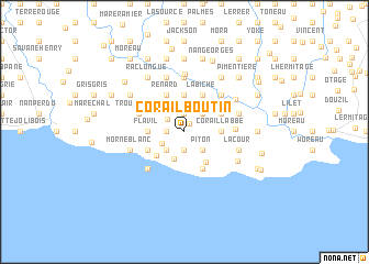 map of Corail Boutin