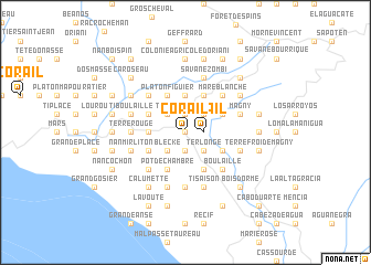 map of Corail