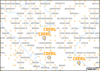 map of Corail