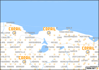 map of Corail