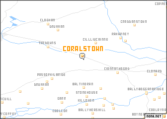 map of Coralstown