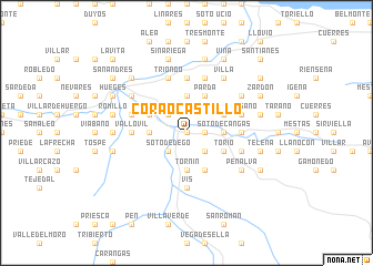 map of Corao-Castillo
