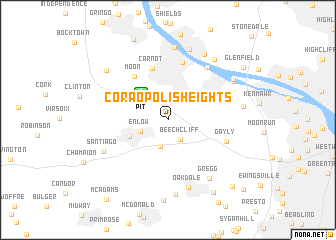 map of Coraopolis Heights