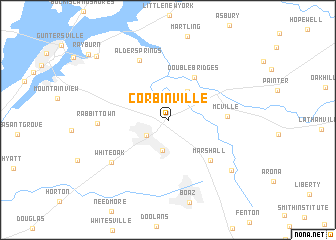 map of Corbinville