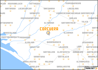 map of Corcuera