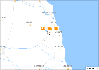 map of Cordeiro