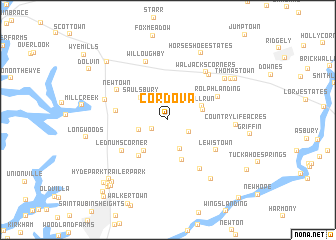 map of Cordova