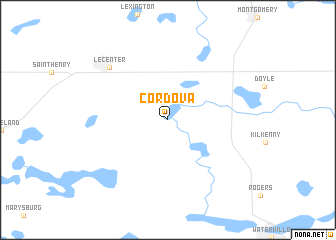 map of Cordova