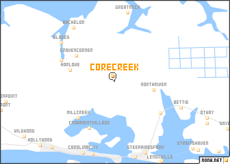 map of Core Creek