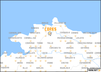 map of Cores