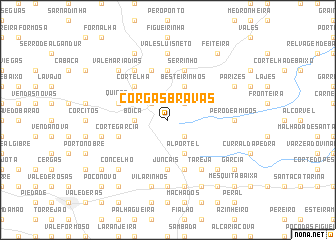 map of Corgas Bravas