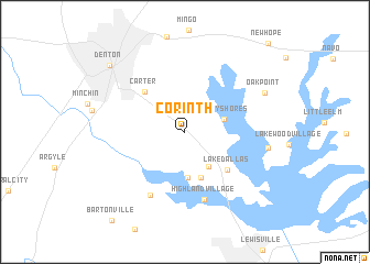 map of Corinth