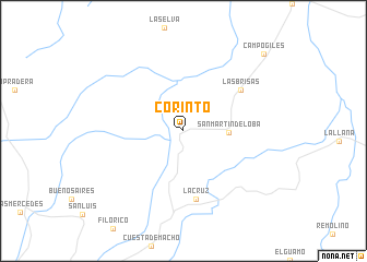 map of Corinto