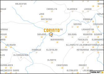 map of Corinto