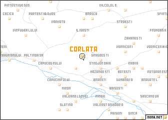 map of Corlata