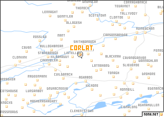 map of Corlat