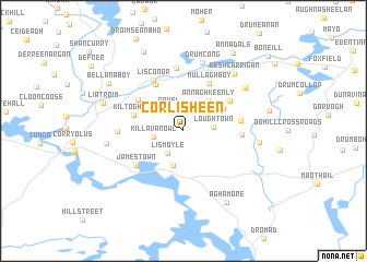 map of Corlisheen