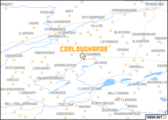 map of Corlougharoe
