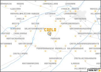map of Corlo