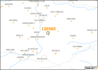 map of Çorman