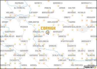 map of Cörmigk