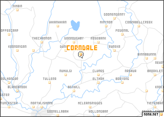 map of Corndale