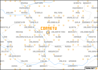 map of Cornetu