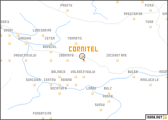 map of Corniţel