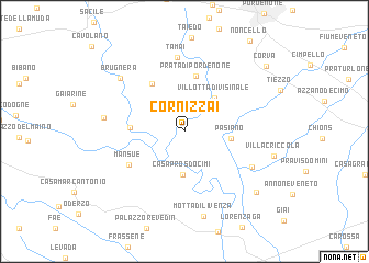 map of Cornizzai