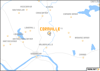 map of Cornville