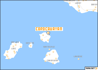 map of Corocauayan