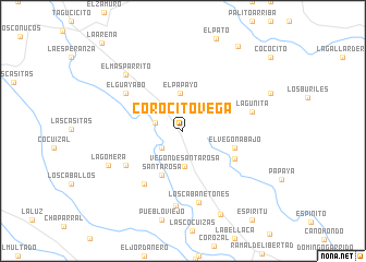 map of Corocito Vega