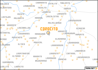 map of Corocito