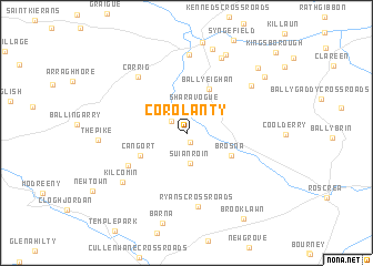 map of Corolanty