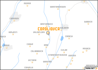 map of Coroliovca