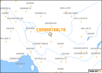 map of Coromata Alta