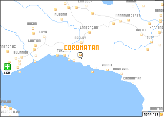 map of Coromatan